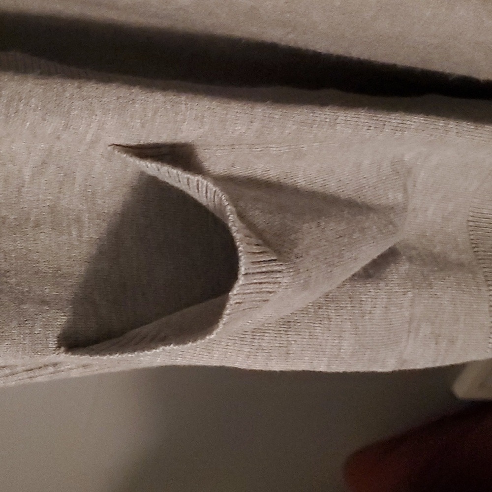 Grey hooded sweater cardigan - Picture 4 of 4